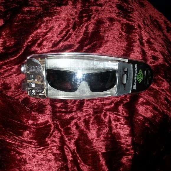 Crossfire Protective Eye Glasses Sliver Miror Lens - Picture 5 of 16